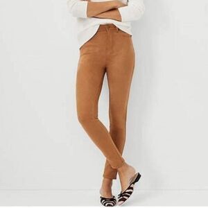 ANN TAYLOR Faux Suede Leggings Pants